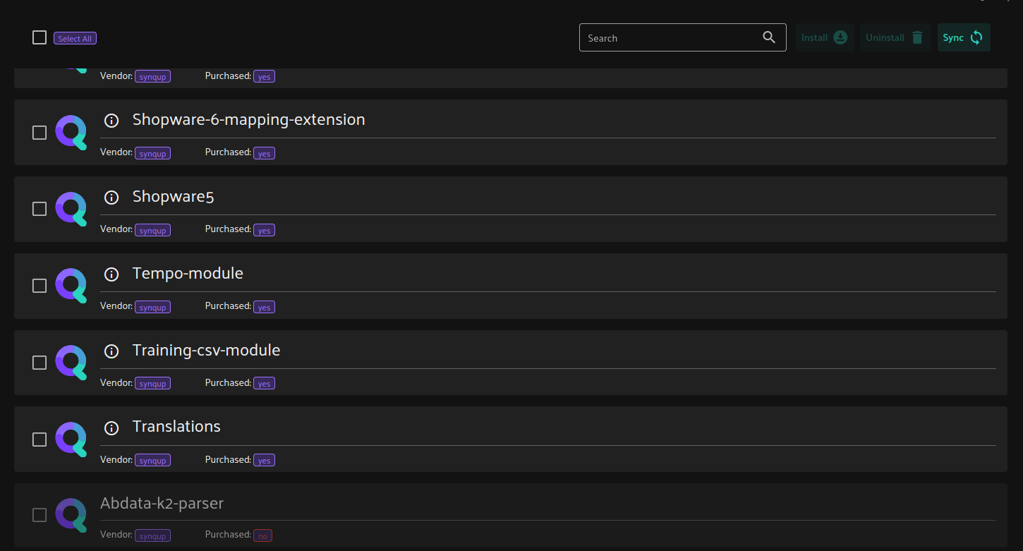Package Manager 7